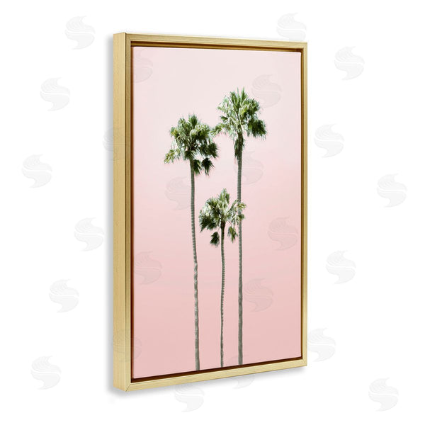 Stupell Industries Natalie Carpentieri | Palm Getaway Pink Sky