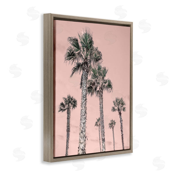 Stupell Industries Natalie Carpentieri | Palm Up Pink Sky