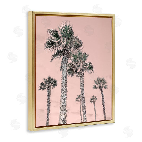 Stupell Industries Natalie Carpentieri | Palm Up Pink Sky