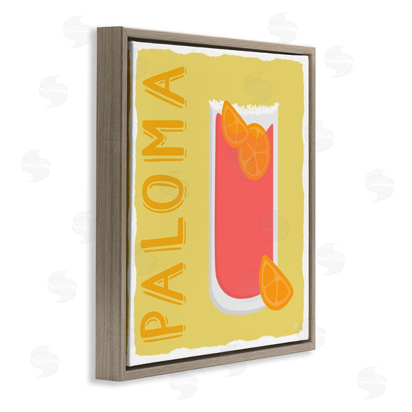 Stupell Industries Natalie Carpentieri | Paloma Cocktail Drink Wall Art