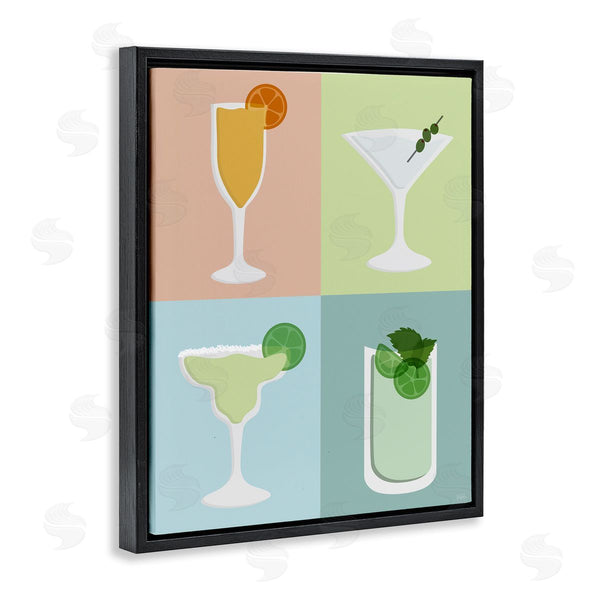 Stupell Industries Natalie Carpentieri | Pastel Bar Cocktails Wall Art