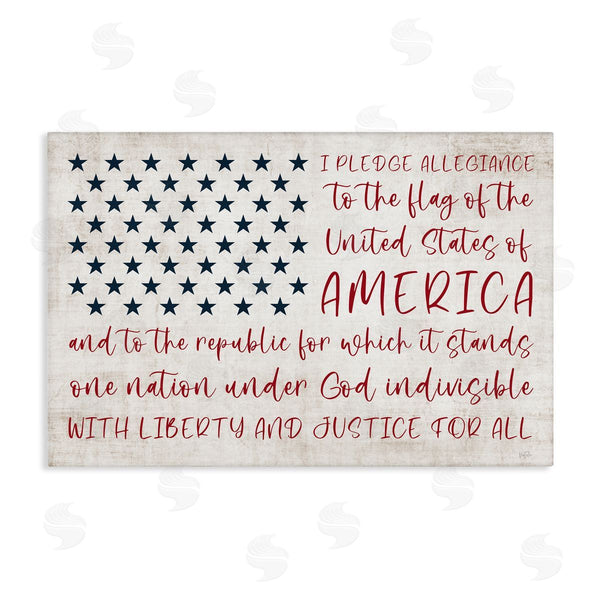stupell industries Natalie Carpentieri | Patriotic Pledge of Allegiance