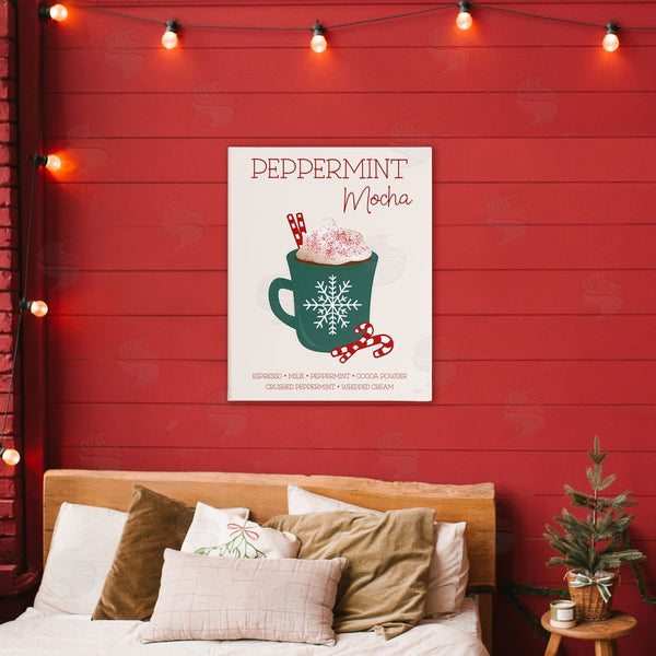 Stupell Industries Natalie Carpentieri | Peppermint Mocha Seasonal Drink Wall Art