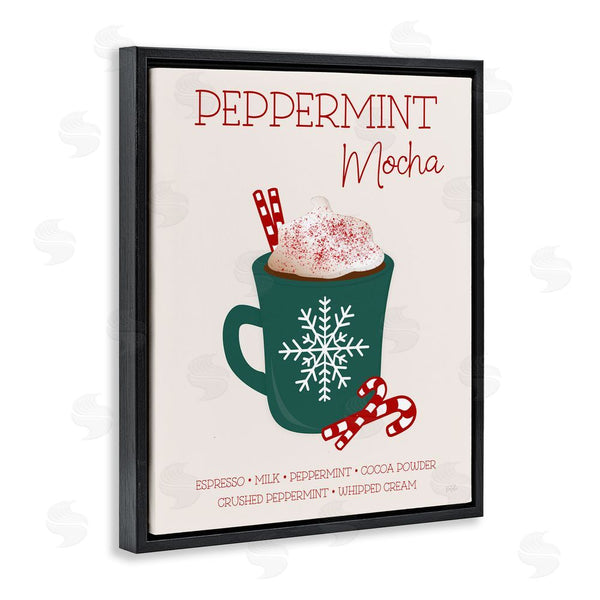 Stupell Industries Natalie Carpentieri | Peppermint Mocha Seasonal Drink Wall Art