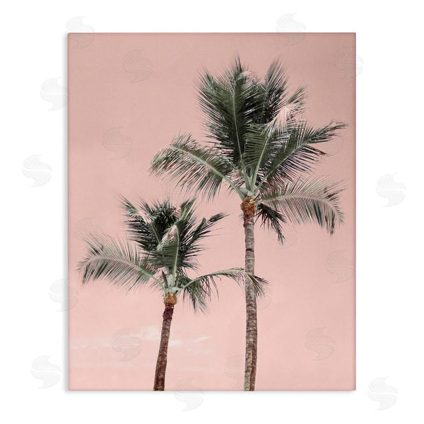 stupell industries Natalie Carpentieri | Pink Summer Palm Trees Wall Art