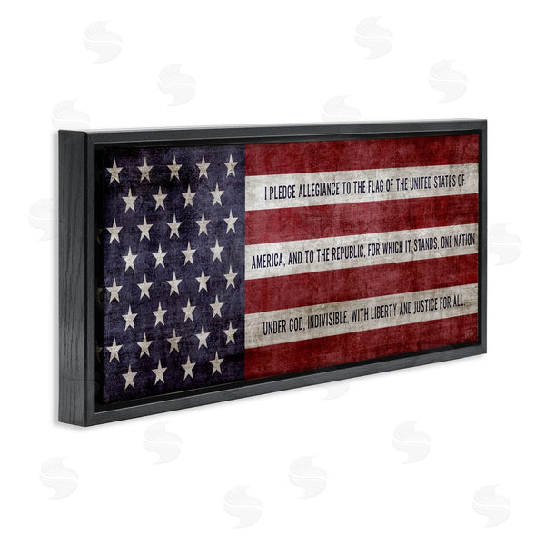 Stupell Industries Natalie Carpentieri | Pledge Of Allegiance Flag