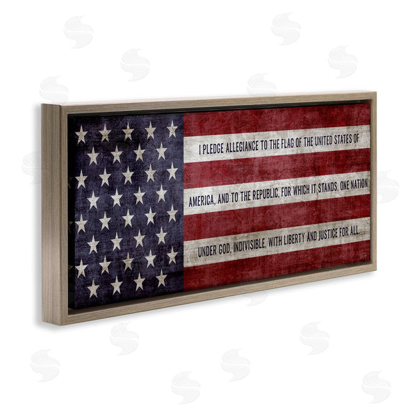 Stupell Industries Natalie Carpentieri | Pledge Of Allegiance Flag