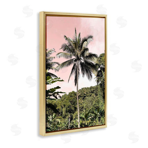 Stupell Industries Natalie Carpentieri | Rainforest Palm On Pink