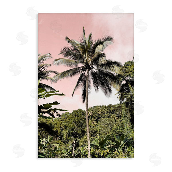 stupell industries Natalie Carpentieri | Rainforest Palm on Pink