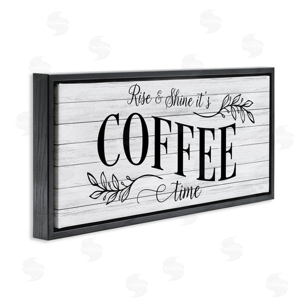 Stupell Industries Natalie Carpentieri | Rise & Shine Coffee Time Wall Art