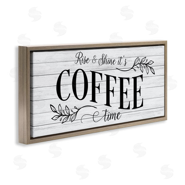 Stupell Industries Natalie Carpentieri | Rise & Shine Coffee Time Wall Art