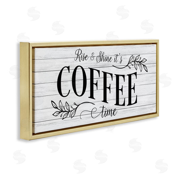 Stupell Industries Natalie Carpentieri | Rise & Shine Coffee Time Wall Art