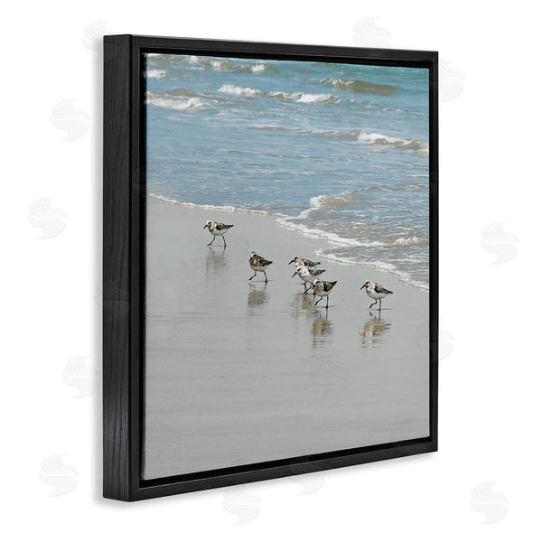 Stupell Industries Natalie Carpentieri | Sandpipers On Shore Reflection
