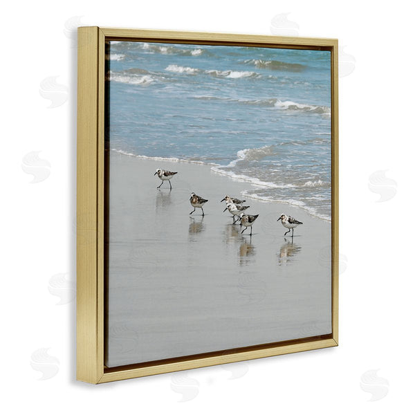 Stupell Industries Natalie Carpentieri | Sandpipers On Shore Reflection