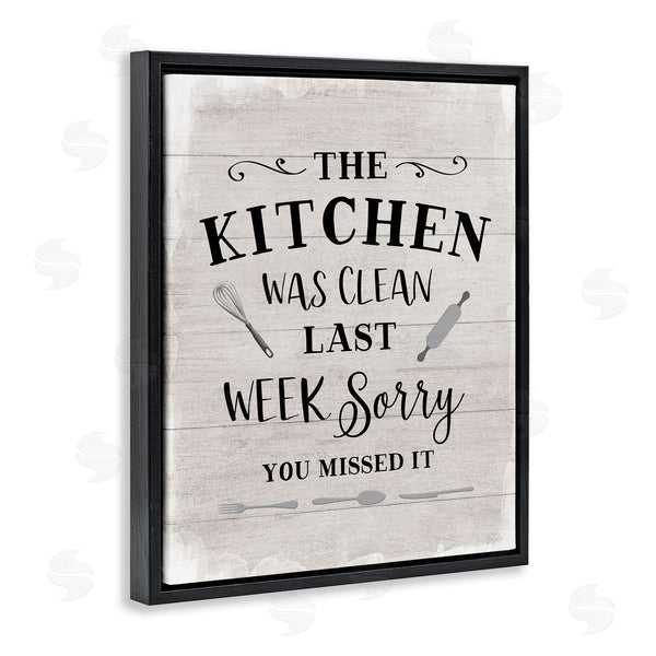 Stupell Industries Natalie Carpentieri | Sassy This Kitchen Was Clean