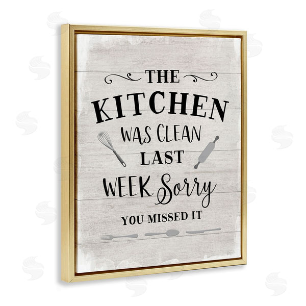 Stupell Industries Natalie Carpentieri | Sassy This Kitchen Was Clean
