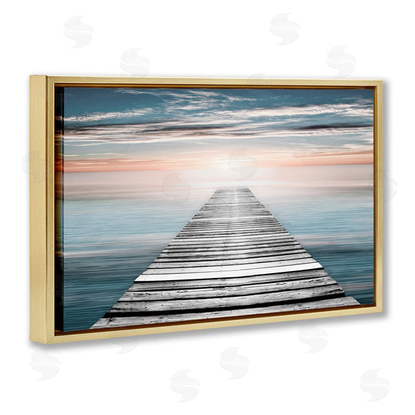 Stupell Industries Natalie Carpentieri | Sunlit Dock Planks