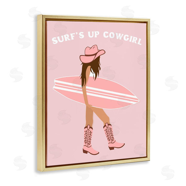 Stupell Industries Natalie Carpentieri | Surf's Up Cowgirl