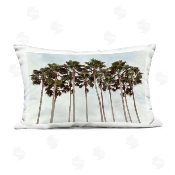 Stupell Industries Natalie Carpentieri | Surfs Up Beach Palms Printed Throw Pillow