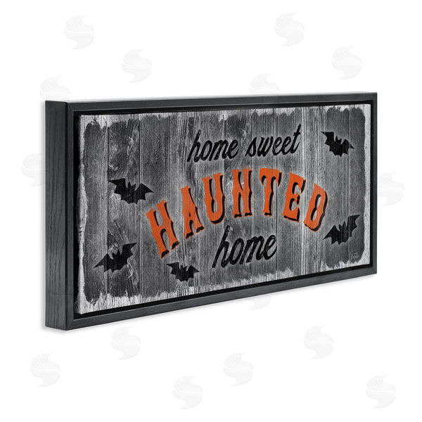 Stupell Industries Natalie Carpentieri | Sweet Haunted Home Bats Sign Wall Art