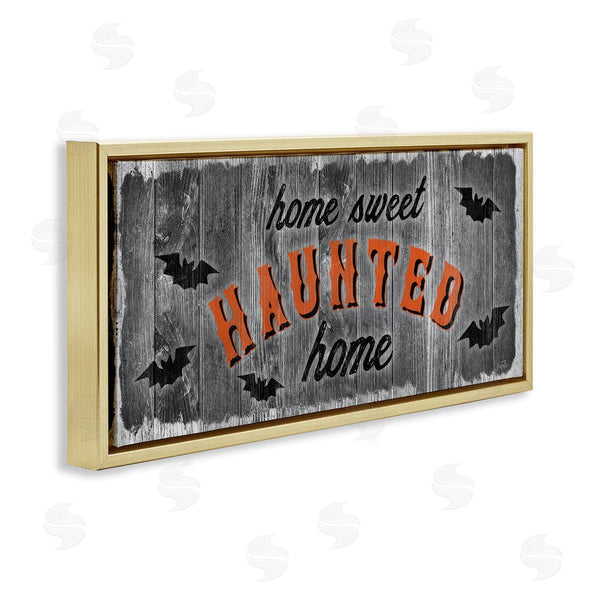 Stupell Industries Natalie Carpentieri | Sweet Haunted Home Bats Sign Wall Art