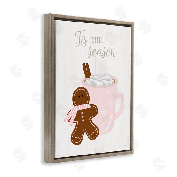 Stupell Industries Natalie Carpentieri | Tis The Season Gingerbread Wall Art