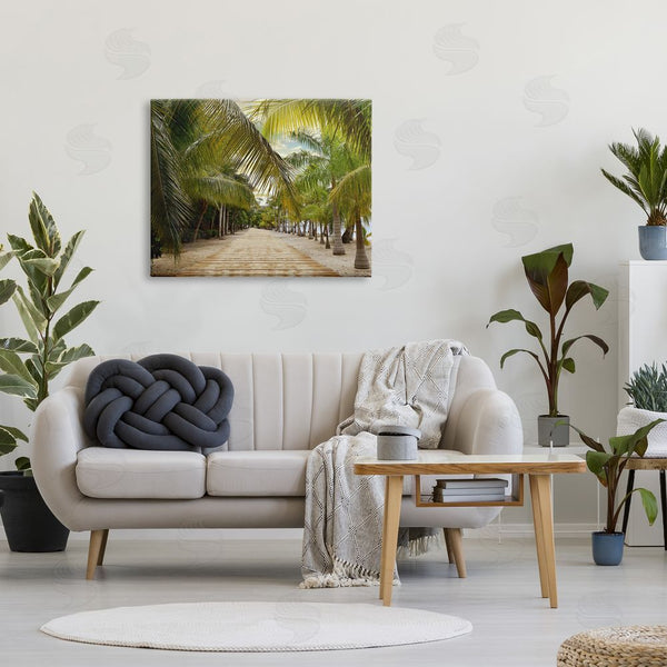 Stupell Industries Natalie Carpentieri | Tropical Boardwalk Path Wall Art