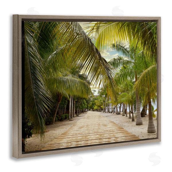 Stupell Industries Natalie Carpentieri | Tropical Boardwalk Path Wall Art