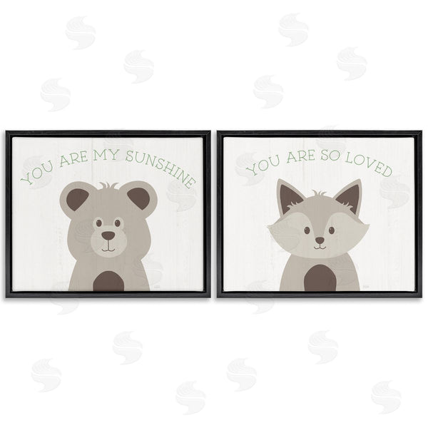 Stupell Industries Natalie Carpentieri | Uplifting Kid's Animal Quotes