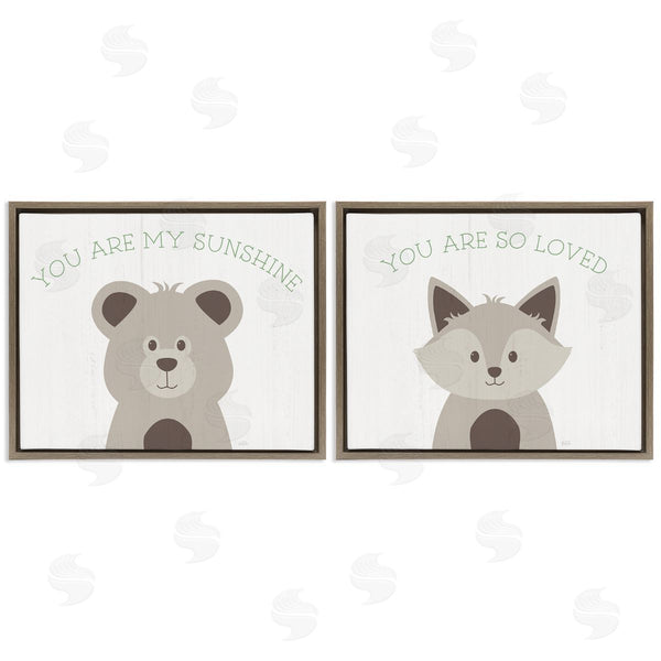 Stupell Industries Natalie Carpentieri | Uplifting Kid's Animal Quotes