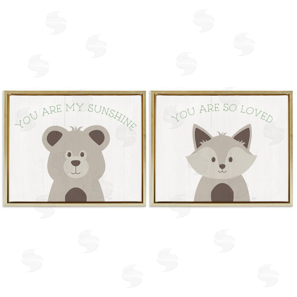 Stupell Industries Natalie Carpentieri | Uplifting Kid's Animal Quotes