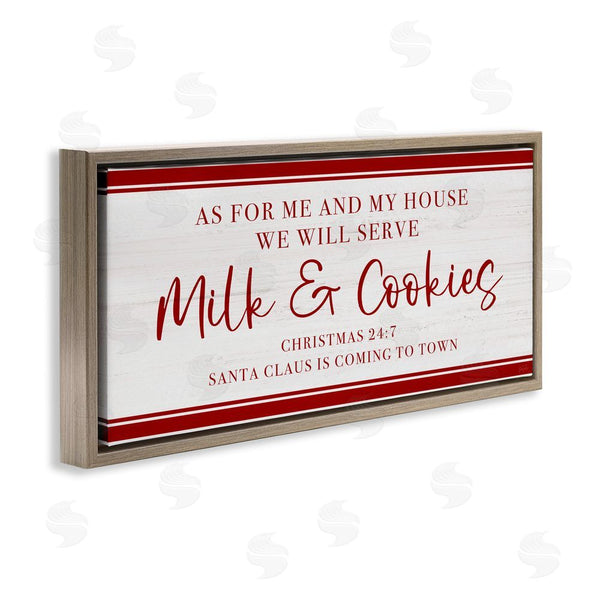 Stupell Industries Natalie Carpentieri | We Will Serve Milk & Cookies