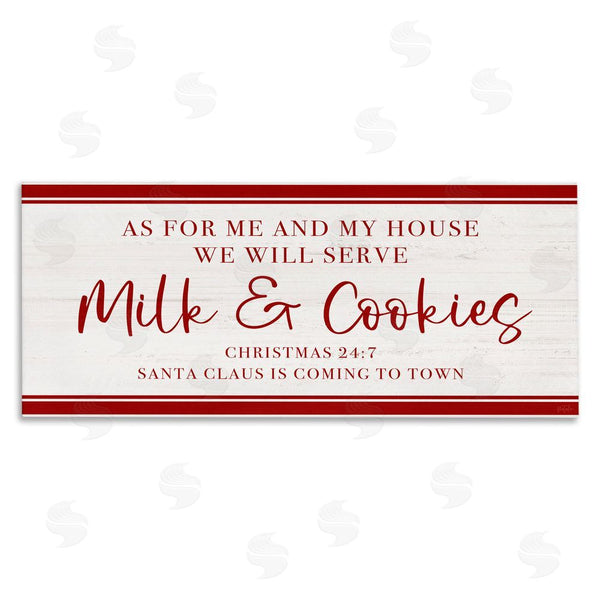 stupell industries Natalie Carpentieri | We Will Serve Milk & Cookies