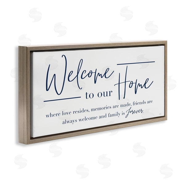 Stupell Industries Natalie Carpentieri | Welcome Family Is Forever