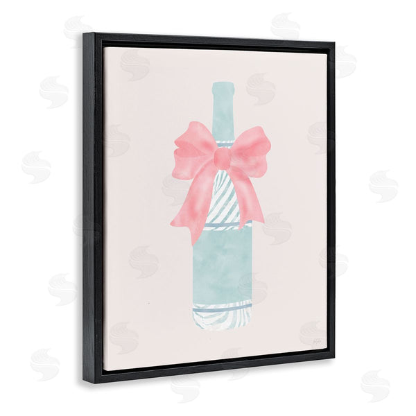 Stupell Industries Natalie Carpentieri | Zebra Striped Champagne Bottle