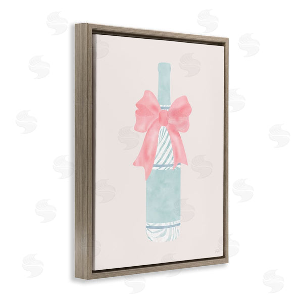 Stupell Industries Natalie Carpentieri | Zebra Striped Champagne Bottle