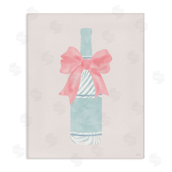 stupell industries Natalie Carpentieri | Zebra Striped Champagne Bottle