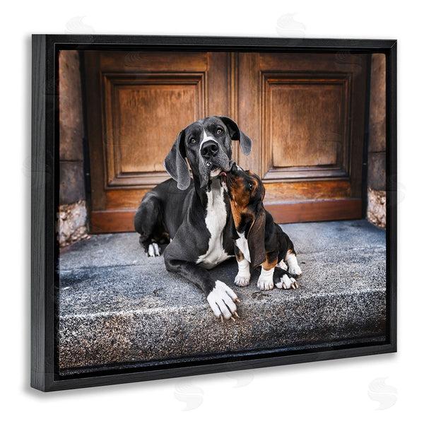 Stupell Industries Natalie Grosse | Dogs On Doorstep Wall Art