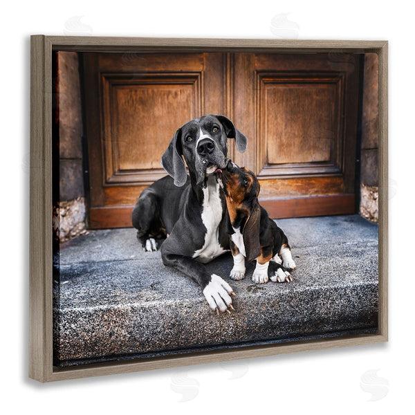 Stupell Industries Natalie Grosse | Dogs On Doorstep Wall Art