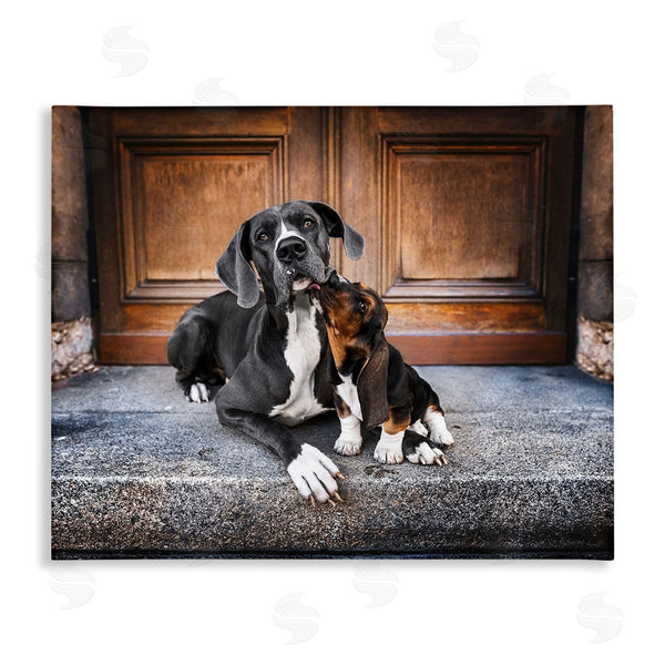 stupell industries Natalie Grosse | Dogs on Doorstep Wall Art