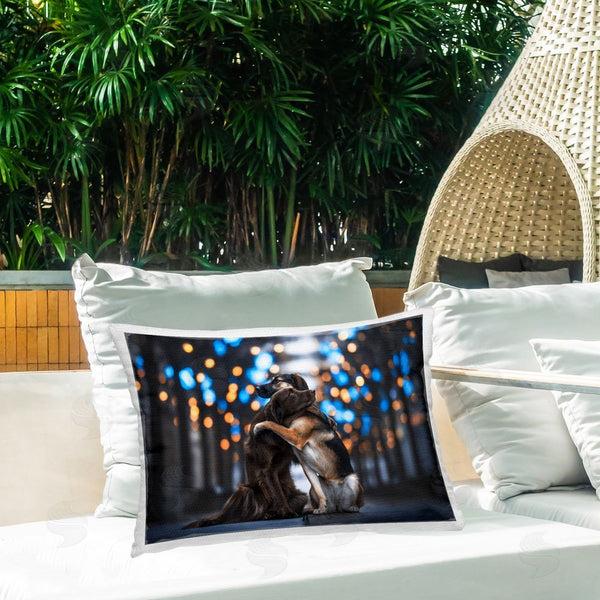 Stupell Industries Natalie Grosse | Hugging Dogs Among Bokeh