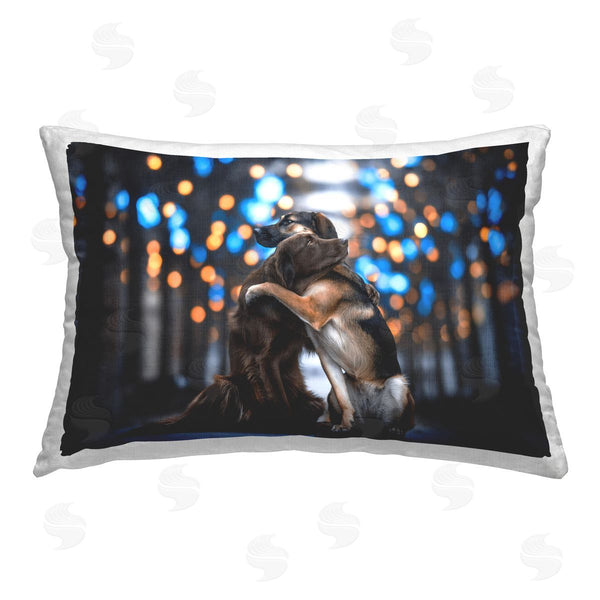 stupell industries Natalie Grosse | Hugging Dogs Among Bokeh