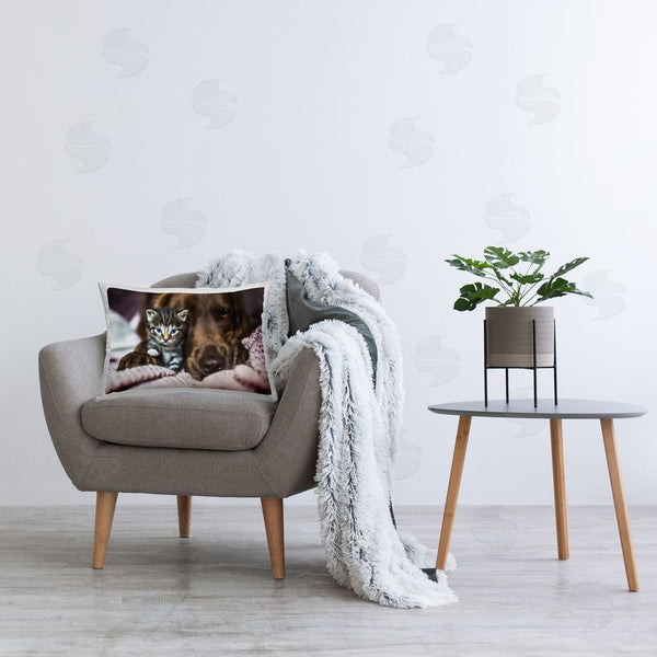 Stupell Industries Natalie Grosse | Kitten & Dog Friendship