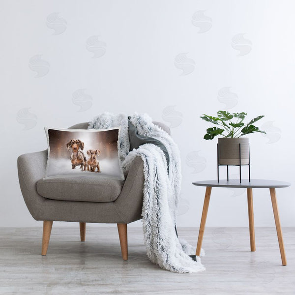 Stupell Industries Natalie Grosse | Snowy Dachshund Puppies