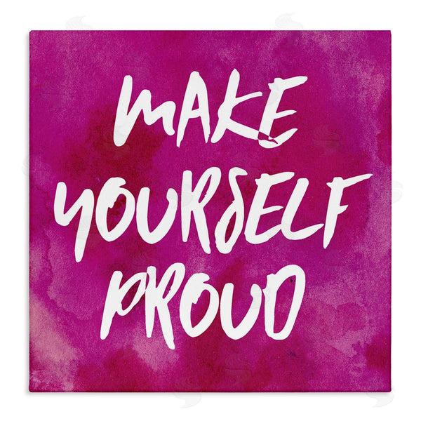 stupell industries Natalie Sizemore | Bold Make Yourself Proud Phrase Wall Art