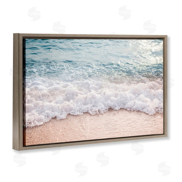 Stupell Industries Nataly White | Aerial Ocean Foam Wall Art