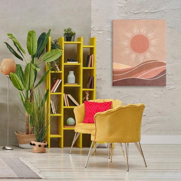 Stupell Industries Nataly White | Boho Sun Over Desert Wall Art