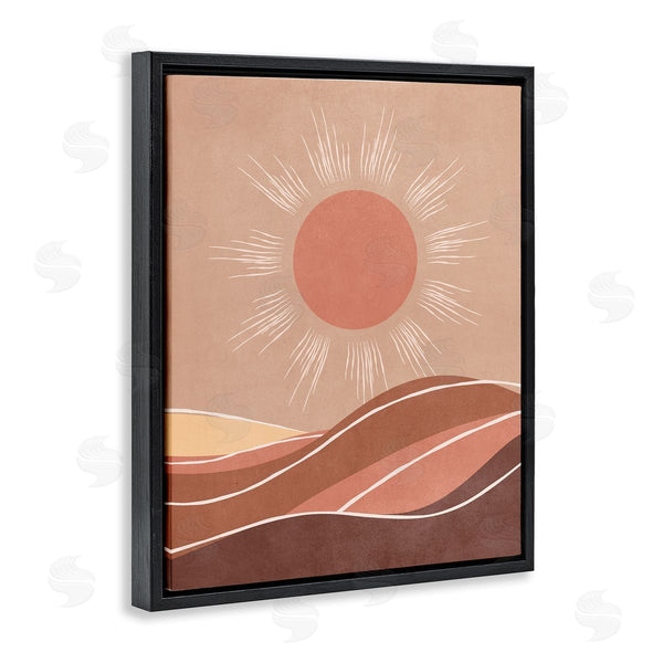 Stupell Industries Nataly White | Boho Sun Over Desert Wall Art