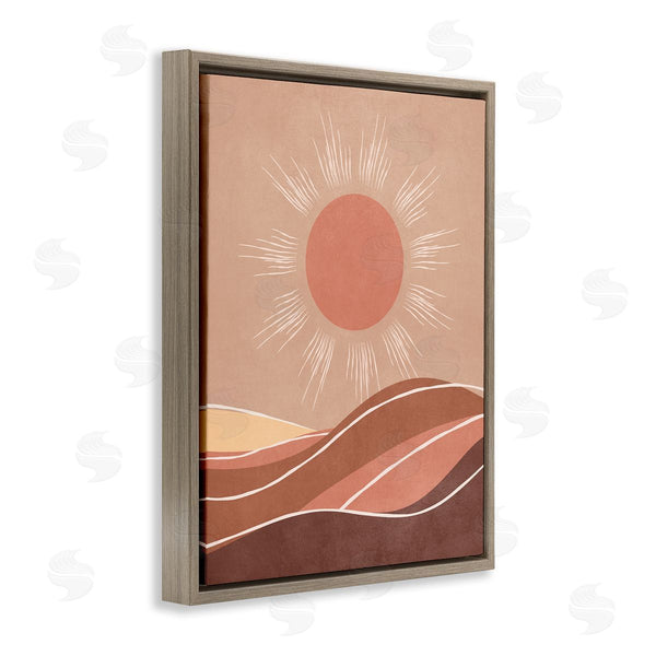 Stupell Industries Nataly White | Boho Sun Over Desert Wall Art