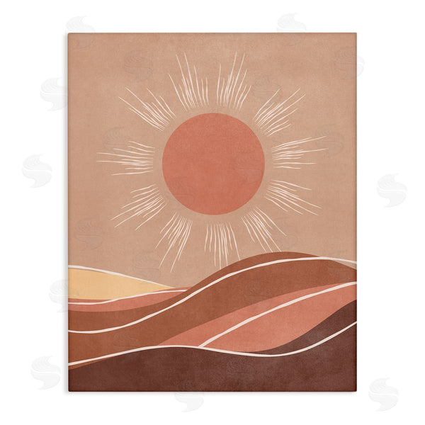 stupell industries Nataly White | Boho Sun over Desert Wall Art